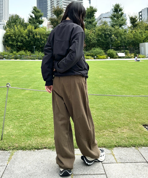 THE NORTH FACE(ザ・ノースフェイス)/軽量 ワンポイントロゴ ジャケット ノーカラーブルゾン/M'S STUD BOMBER | IM2253078 | ブラック