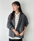 THE NORTH FACE(ザ・ノースフェイス)/軽量 ワンポイントロゴ ジャケット ノーカラーブルゾン/M'S STUD BOMBER | IM2253078 | チャコールグレー