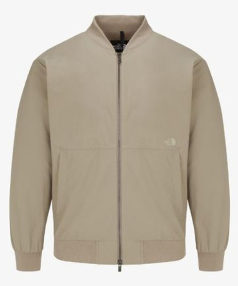 THE NORTH FACE(ザ・ノースフェイス)/軽量 ワンポイントロゴ ジャケット ノーカラーブルゾン/M'S STUD BOMBER | IM2253078 | ダークベージュ
