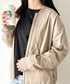 THE NORTH FACE(ザ・ノースフェイス)/軽量 ワンポイントロゴ ジャケット ノーカラーブルゾン/M'S STUD BOMBER | IM2253078 | ダークベージュ