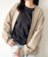 THE NORTH FACE(ザ・ノースフェイス)/軽量 ワンポイントロゴ ジャケット ノーカラーブルゾン/M'S STUD BOMBER | IM2253078 | ダークベージュ