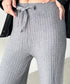 リブニットストレートパンツ | CL2254004 | グレー