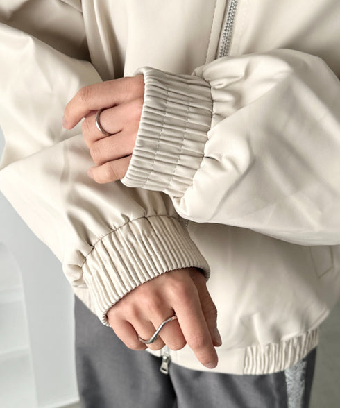 オーバーサイズPUブルゾン | CL2253033 | アイボリー