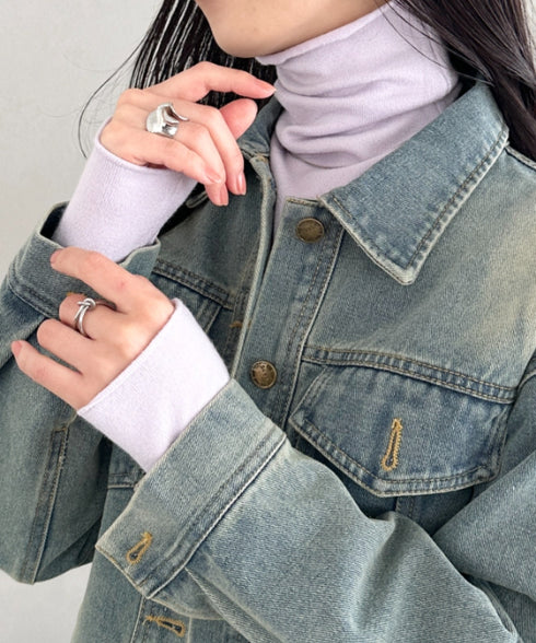 タートルネックトップス | CL2256064 | ラベンダー