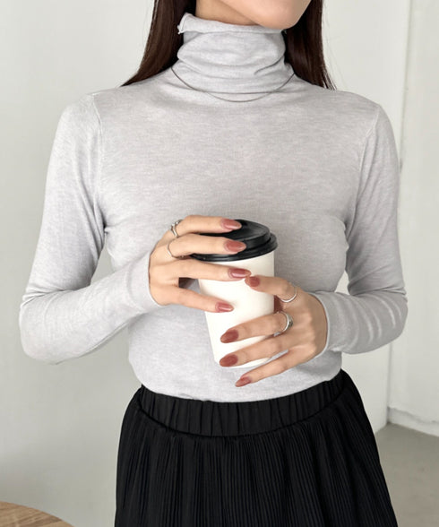 タートルネックトップス | CL2256064 | ライトグレー