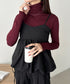 タートルネックトップス | CL2256064 | ワインレッド