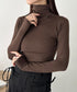 タートルネックトップス | CL2256064 | ブラウン