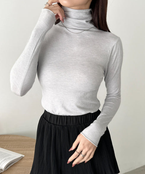 タートルネックトップス | CL2256064 | ライトグレー