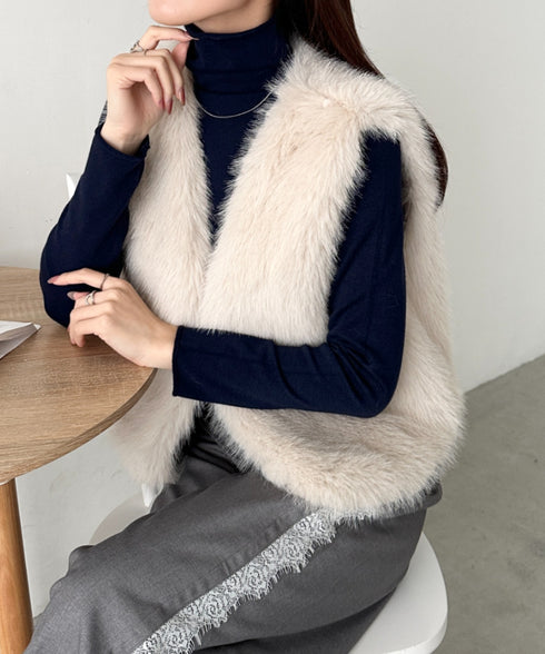 タートルネックトップス | CL2256064 | ネイビー