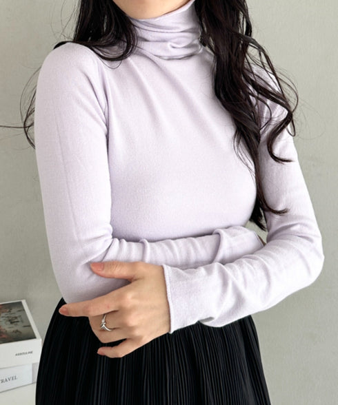 タートルネックトップス | CL2256064 | ラベンダー