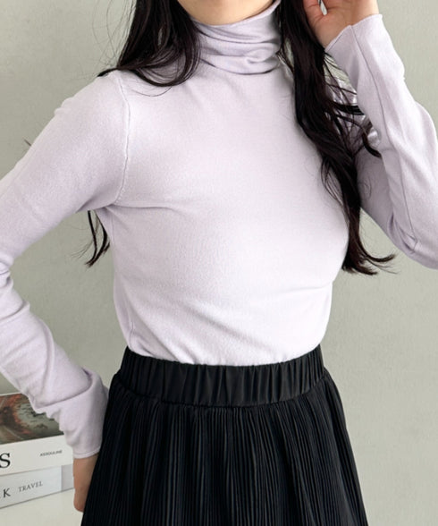 タートルネックトップス | CL2256064 | ラベンダー