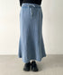 メランジニットロングスカート | BA2256047 | ブルー