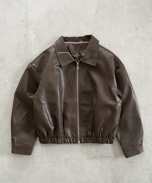PUミドルブルゾン | BA2253030 | ブラウン