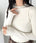 メロウフリル長袖トップス | CL2256065 | アイボリー
