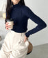 メロウフリル長袖トップス | CL2256065 | ネイビー