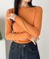 メロウフリル長袖トップス | CL2256065 | オレンジ