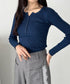 ヘンリーネックコンパクトリブトップス | CL2253035 | ネイビー