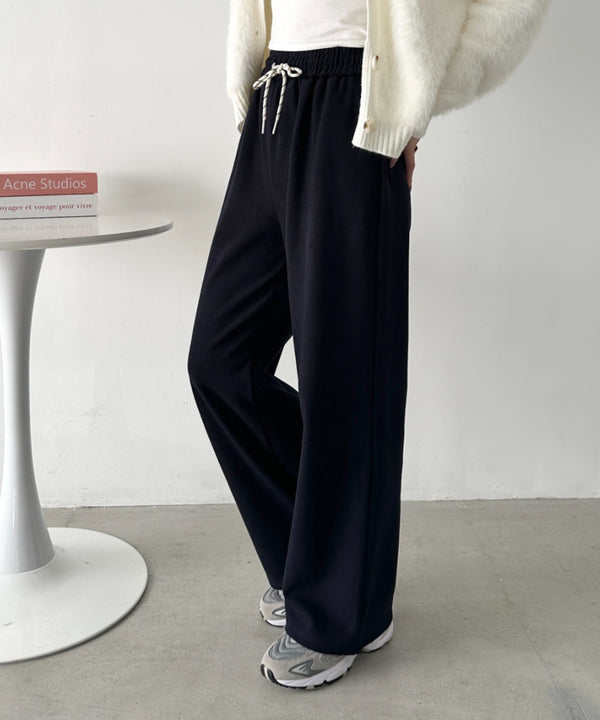 ワイドストレートスウェットパンツ | CL2256068 | ネイビー