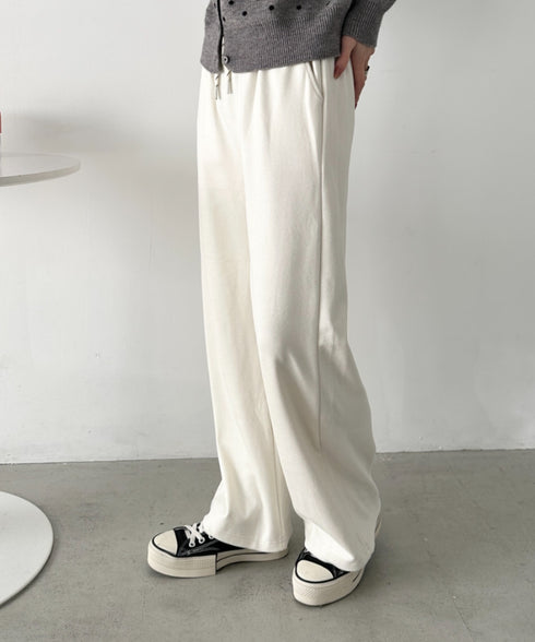 ワイドストレートスウェットパンツ | CL2256068 | アイボリー
