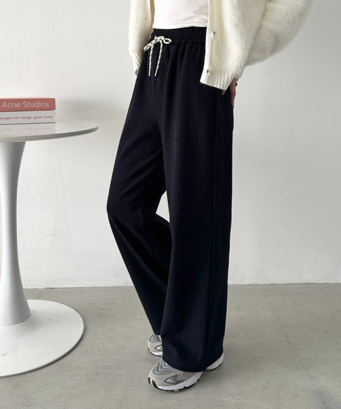ワイドストレートスウェットパンツ | CL2256068 | ネイビー