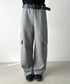 カーゴスウェットワイドパンツ | BA2256049 | グレー