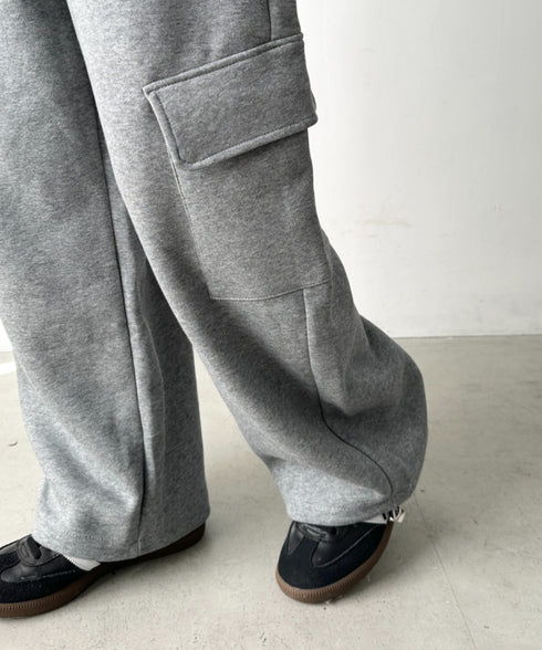 カーゴスウェットワイドパンツ | BA2256049 | グレー
