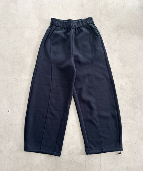 スウェットワイドカーブパンツ | BA2256050 | ネイビー