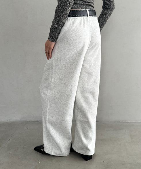 スウェットワイドカーブパンツ | BA2256050 | オートミール