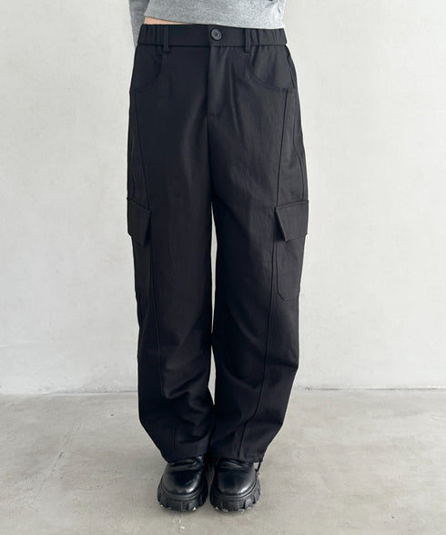 ポケットマルチワイドカーゴパンツ | BA2256051 | ブラック