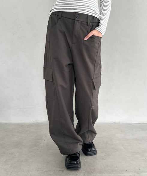 ポケットマルチワイドカーゴパンツ | BA2256051 | カーキ