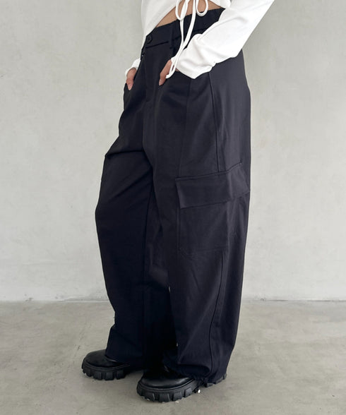ポケットマルチワイドカーゴパンツ | BA2256051 | ネイビー