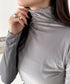 メロウハイネックシアーベロアトップス | CL2253036 | グレー