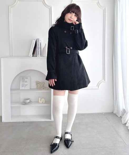 ウエストベルトミドルコート | LO2254021 | ブラック