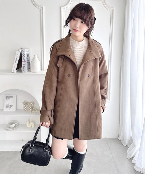 ウエストベルトミドルコート | LO2254021 | ブラウン