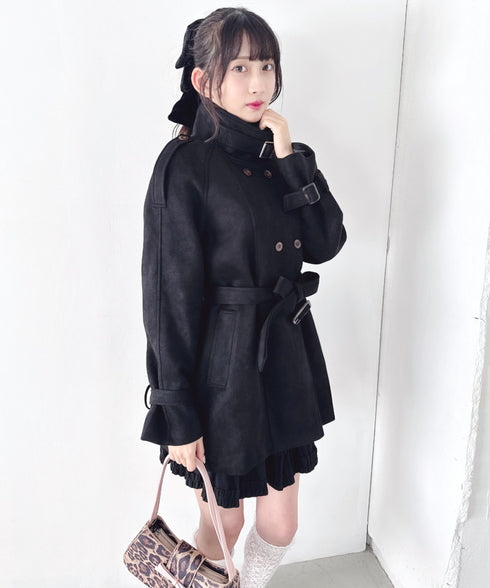 ウエストベルトミドルコート | LO2254021 | ブラック