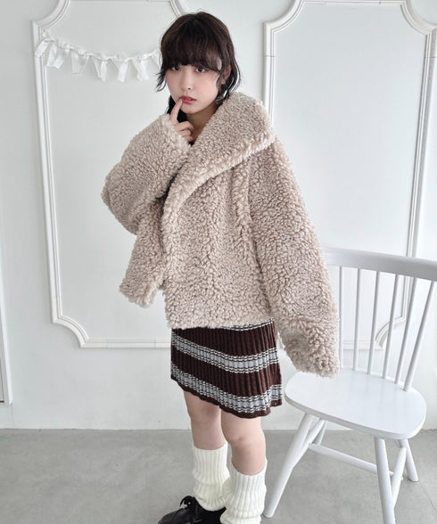 プードルファージャケット | LO2254023 | アイボリー