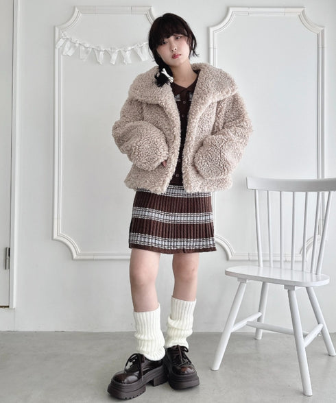 プードルファージャケット | LO2254023 | アイボリー