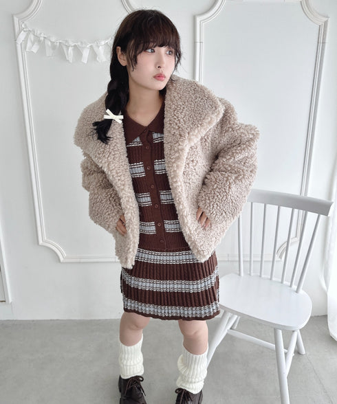 プードルファージャケット | LO2254023 | アイボリー