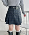 ポーチベルト付きパネルプリーツミニスカート | LO2256064 | その他1