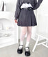 ポーチベルト付きパネルプリーツミニスカート | LO2256064 | グレー