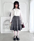 裾フリルティアードミディスカート | LO2256067 | グレー