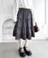裾フリルティアードミディスカート | LO2256067 | グレー