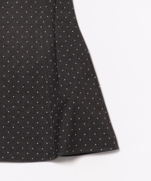 【チェック＆ドット】フロントリボンミニキャミワンピース | LO2256072 | ブラック系その他