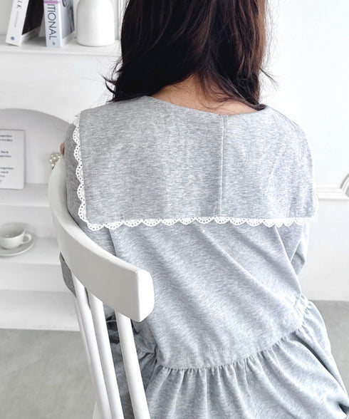 セーラースウェットワンピース | LO2256073 | グレー