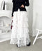 レースティアードチュールスカート | LO2256074 | ホワイト