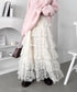 レースティアードチュールスカート | LO2256074 | アイボリー