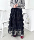 レースティアードチュールスカート | LO2256074 | ブラック