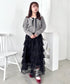 レースティアードチュールスカート | LO2256074 | ブラック