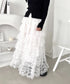レースティアードチュールスカート | LO2256074 | ホワイト