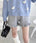 裾フリルニットショートパンツ | LO2254037 | グレー